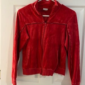 Rev velvet retro zip up jacket.